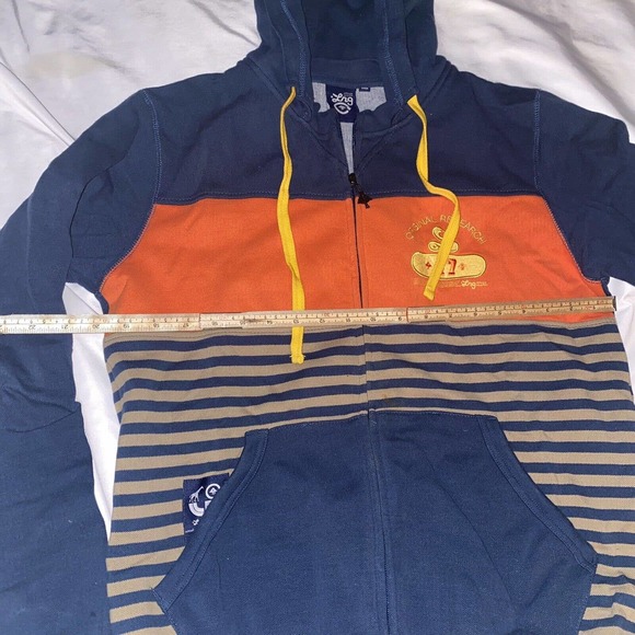 Lifted Research Group LRG Mens Small Full Zip Multi Hoodie Hooded Sweatshirt - Picture 9 of 13